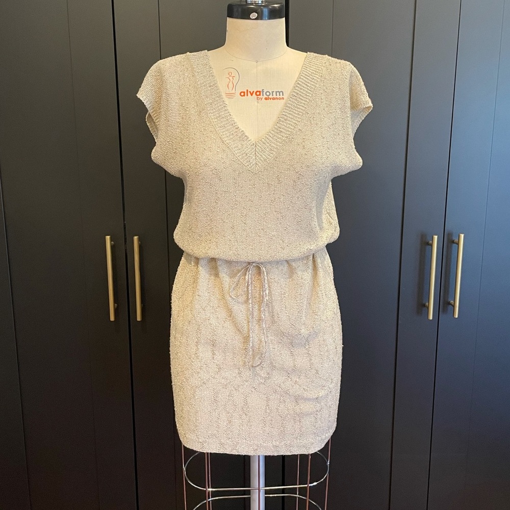 Esprit - Plain Jane Vintage Gold Sweater Dress